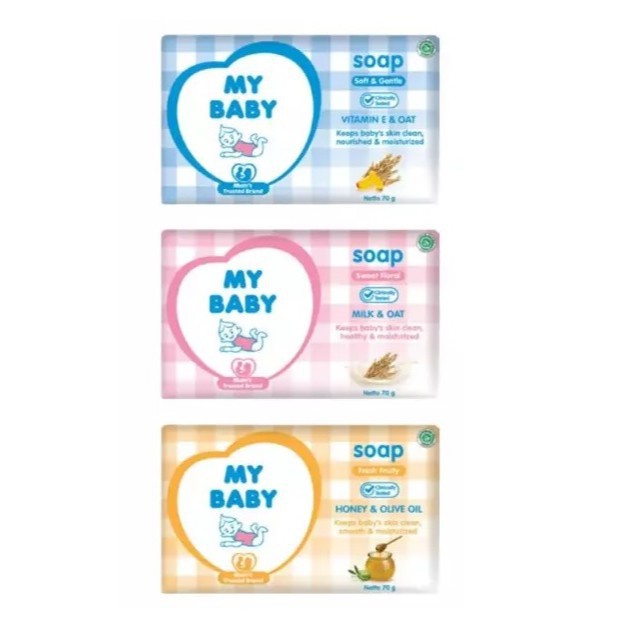 ★ BB ★ MY BABY Bar Soap | Fresh Fruity - Sweet Floral 60gr - 75gr