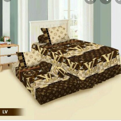 sprei 120x200 Sorong motif LV