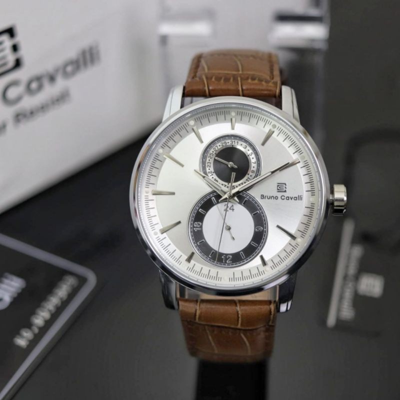 Jam Tangan Pria Bruno Cavalli Original 1893 Water Resist Garansi 1 Tahun