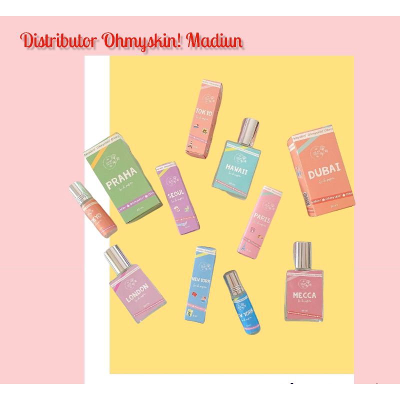 [DISTRI RESMI]EAU DE PARFUM/ PARFUM OHMYSKIN/ PARFUM UNISEX/ PARFUM COWOK/ PARFUM CEWEK