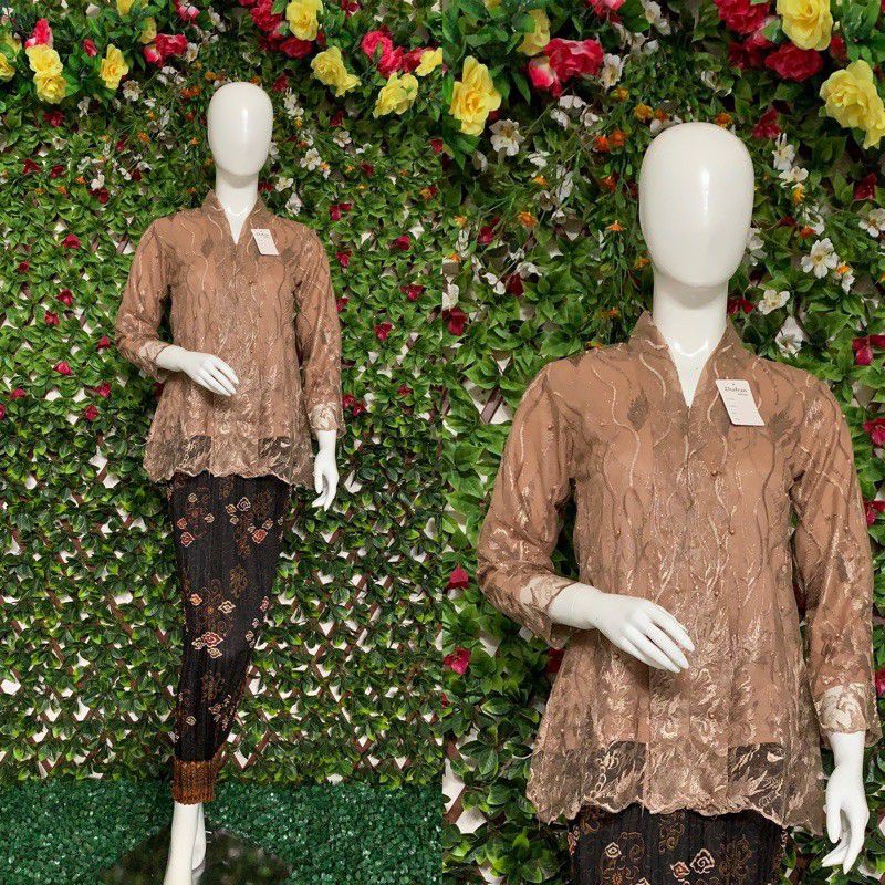 Setelan Kebaya Floy Wisuda Wanita Kekinian - Kebaya Wisuda Modern - Kebaya Wisuda Hijab - Kebaya Non
