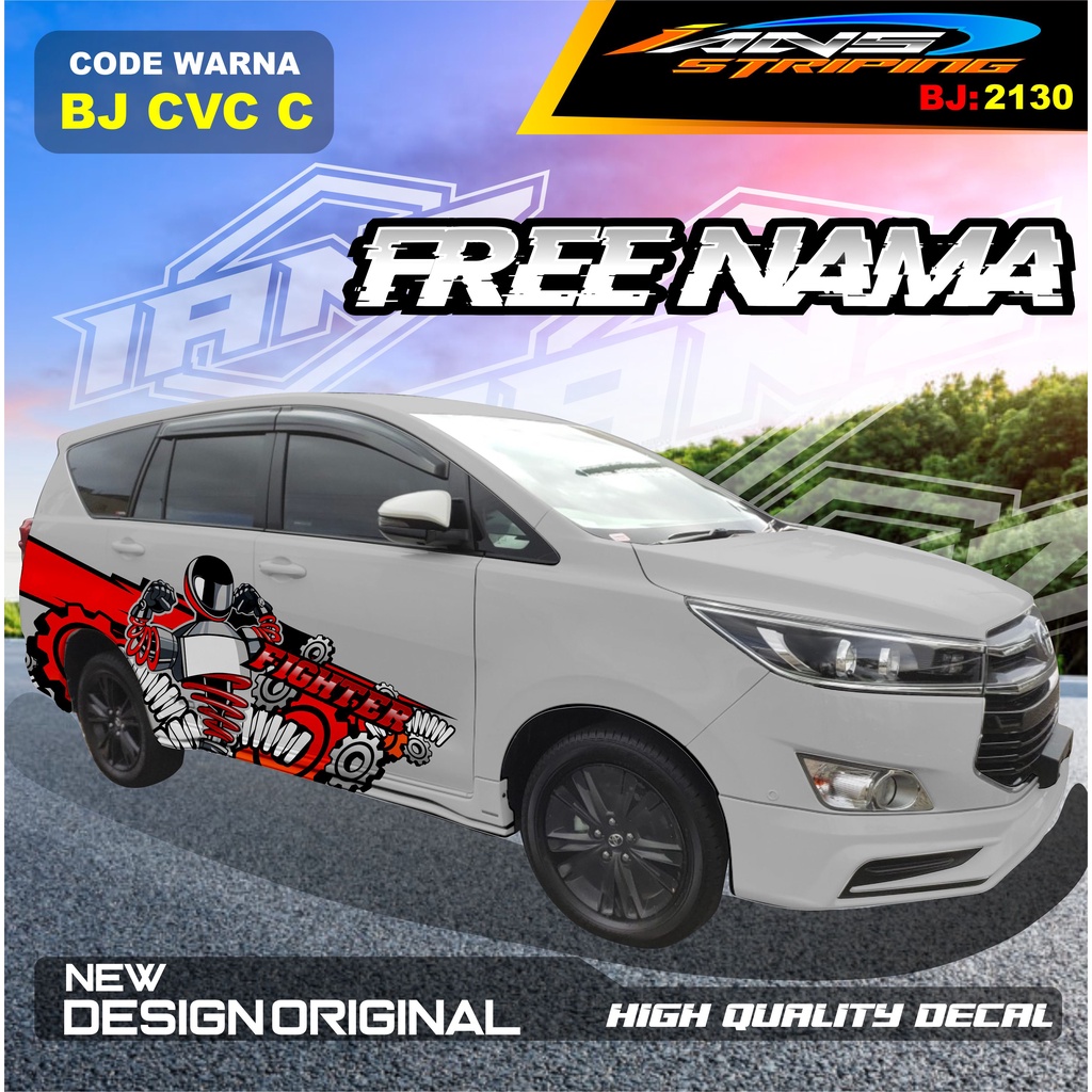 STICKER MOBIL INNOVA REBORN / VARIASI STICKER MOBIL AVANZA  / STIKER MOBIL XENIA / DECAL STIKER MOBIL PAJERO SPORT