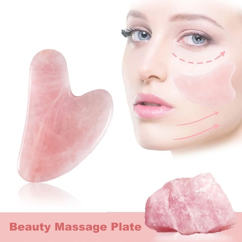 Alat Pijat Roller Gua Sha Profesional Untuk Mata / Leher / Tubuh