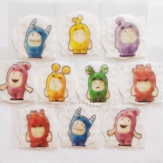 ODDBODS edible/ edible rice paper / rice sticker / stiker nasi / rice paper / stiker nasi bento