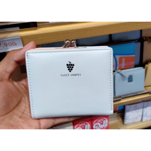 MINISO Lovely bifold wallet fruit series. Dompet lipat miniso surabaya