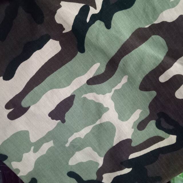 Bahan kain LORENG RIPSTOP CVC SUPER PREMIUM GURUN YARD