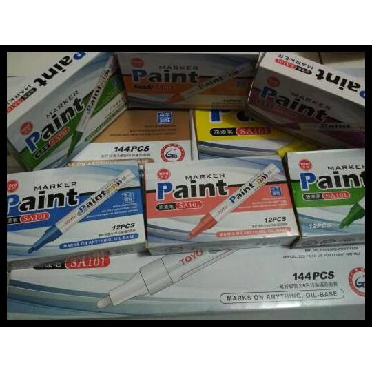 

PAKET HEMAT SPIDOL BAN TOYO / PAINT MARKER TOYO (KUALITAS TERBAIK) - PUTIH