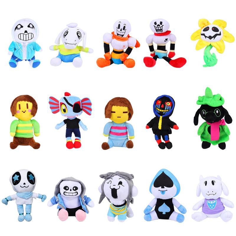 Boneka Papyrus Undertale Boneka Sans Boneka Frisk Boneka Chara Boneka Temmie Boneka Zombie 20-36cm