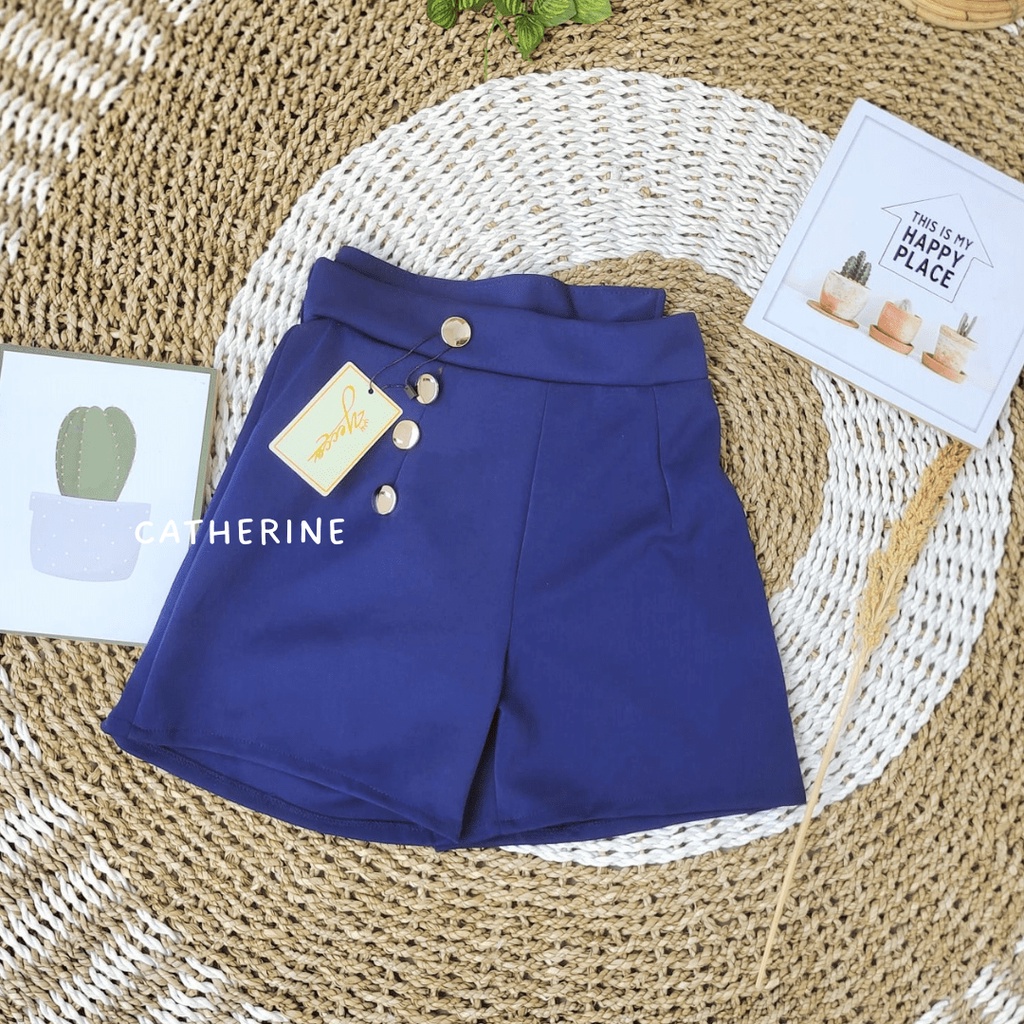 SHORT PANTS BUTTON / CELANA PENDEK WANITA