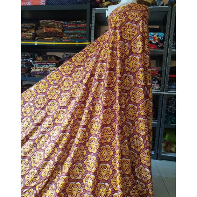 Kain Memora Kain Batik Rayon Bahan Dingin dan Ada Gliternya Lebar - 150 cm Murah Banget Good Quality