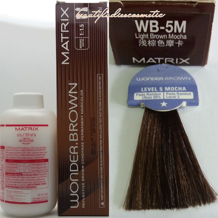 matrix wonder brown light brown mocha level 5 90ml