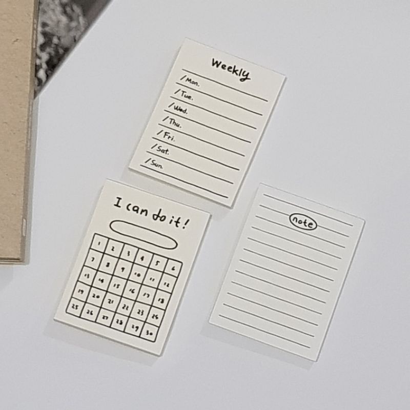 

MEMO PAD PLANNER 50 SHEET