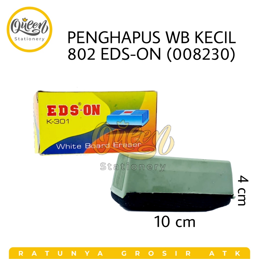 

1 PCS PENGHAPUS WB KECIL EDS-ON / PENGHAPUS PAPAN TULIS / WHITEBOARD ERASER