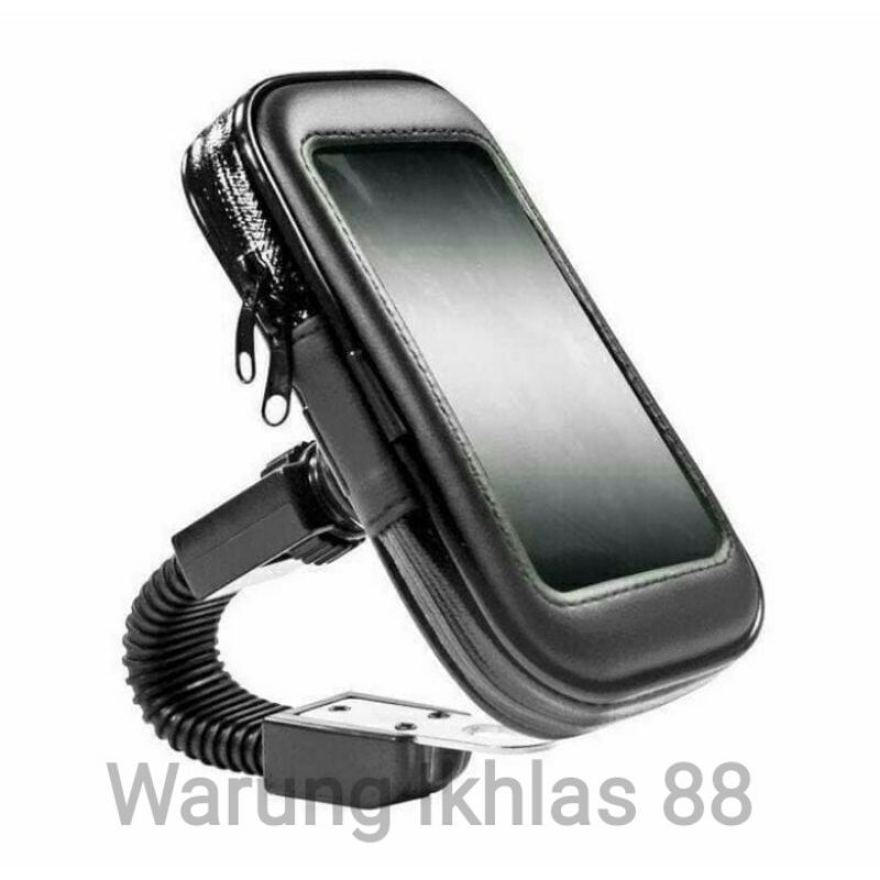 Holder hp motor Spion / Holder handphone waterproof