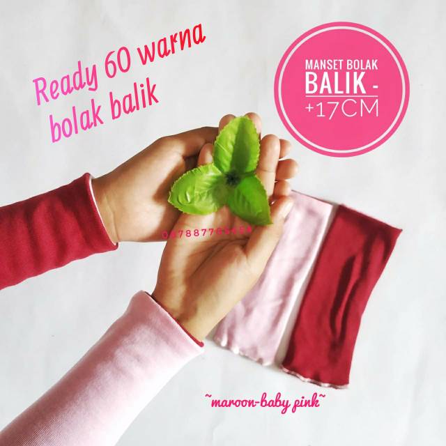 MANSET BOLAK BALIK BAHAN KAOS RIB