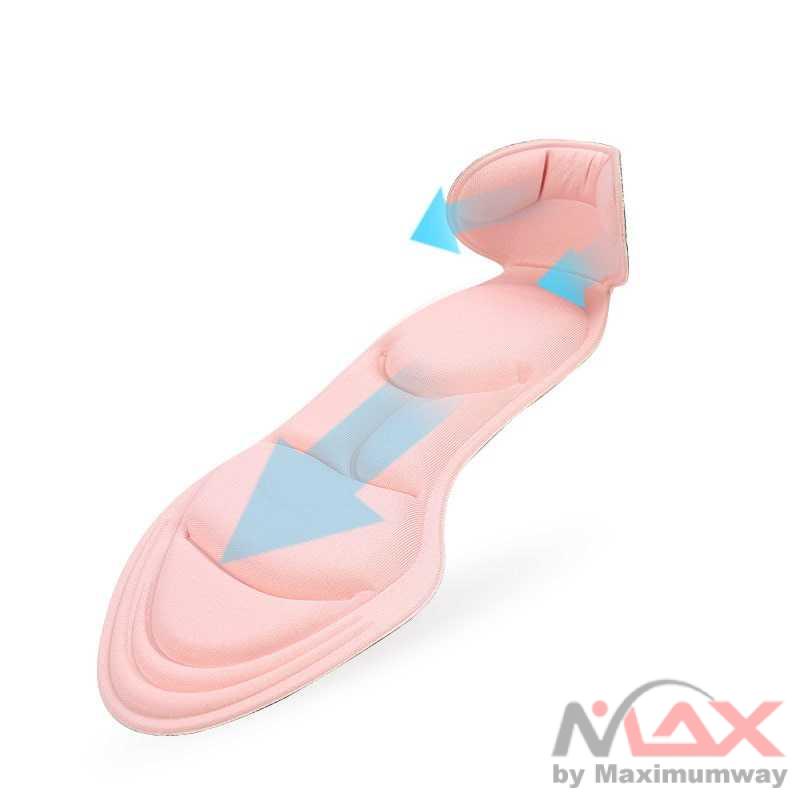 Insole Sepatu Hak Tinggi Wanita Alas Kaki High Heels Breathable Super empuk Sangat Nyaman pelapis Sepatu sol tinggi cewek inshole insol insole sepatu hak tinggi sepasang 1 pair sepatu model tinggi 2pcs Insole Pad Inserts Heel Post Back Breathable