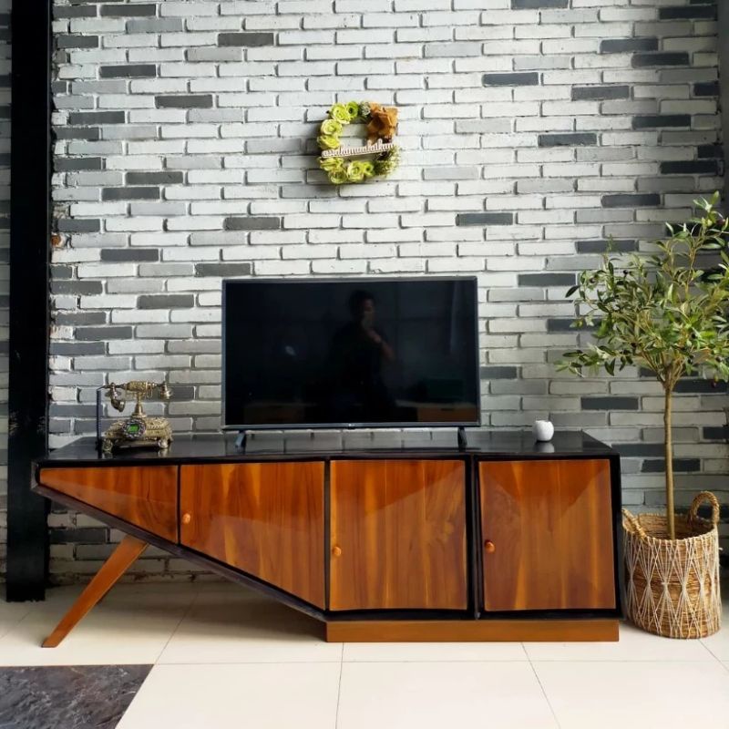MEJA TV / LEMARI TV / CABINET TV KAYU JATI ASLI JEPARA
