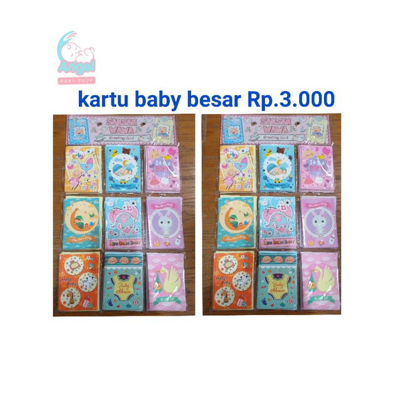 kartu ucapan baby besar