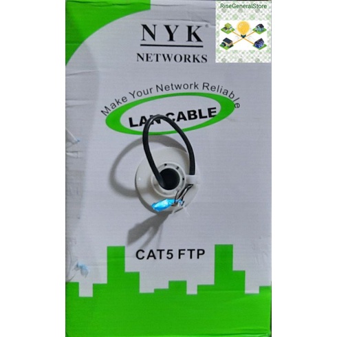 Kabel LAN Outdoor/FTP CAT6/5e Vascolink/Spectra/Zimmlink/NYK UTP/Indoor RJ45 CAT6/5 METAL,ecer meter-NYK FTP 5e OUT CR