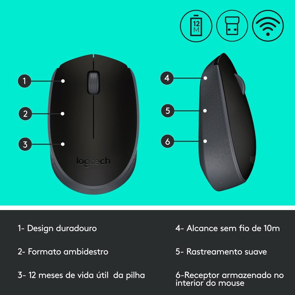 Mouse Wireless Logitech M170 M 170 Logitech Original Harga Grosir Logitech M170