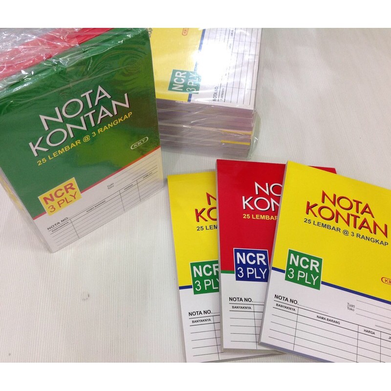 

Nota kontan kecil kiky 3ply (pak)