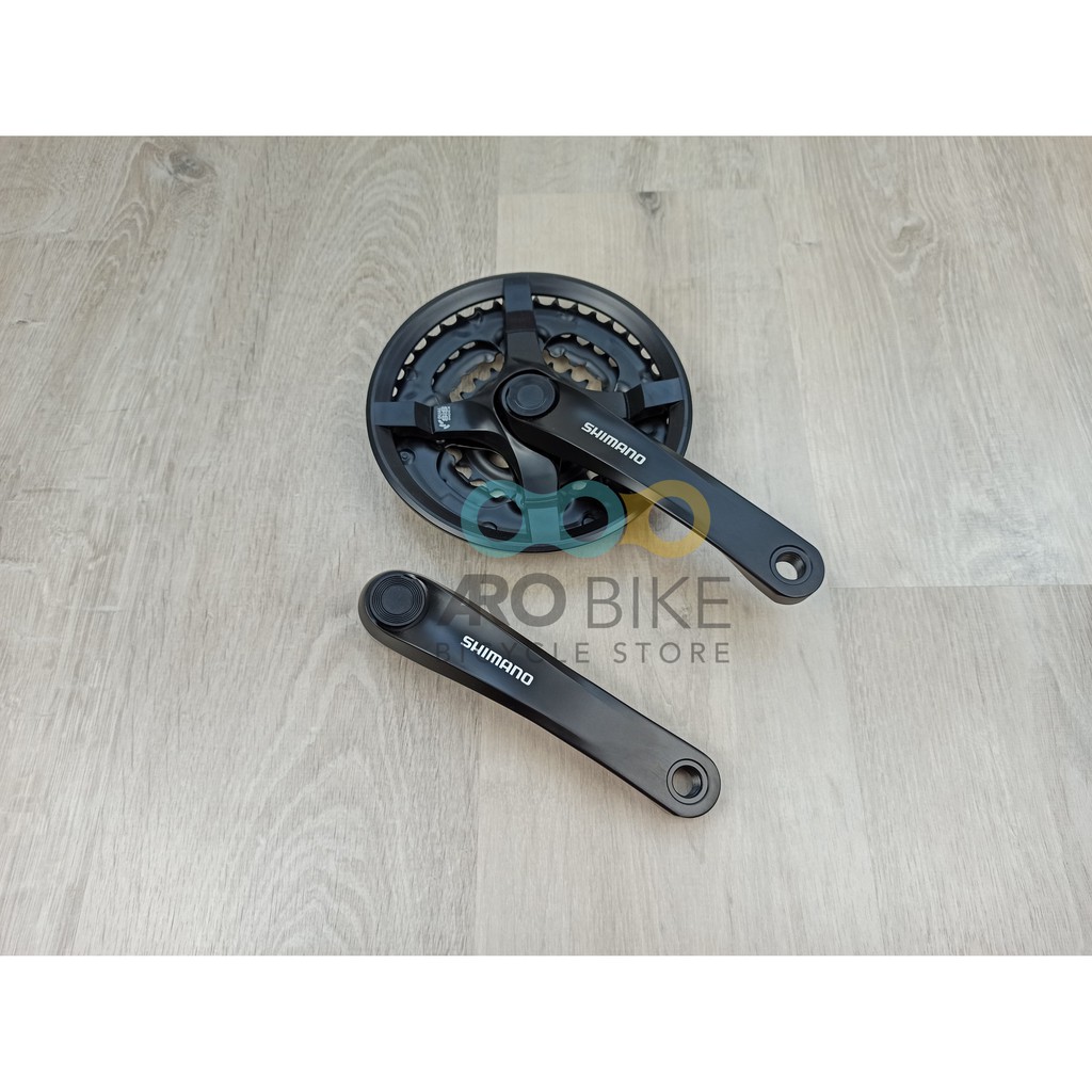 Crank set gir shimano tourney FC-TY501 42T crank 3 speed 3 x 6 7 8 sp