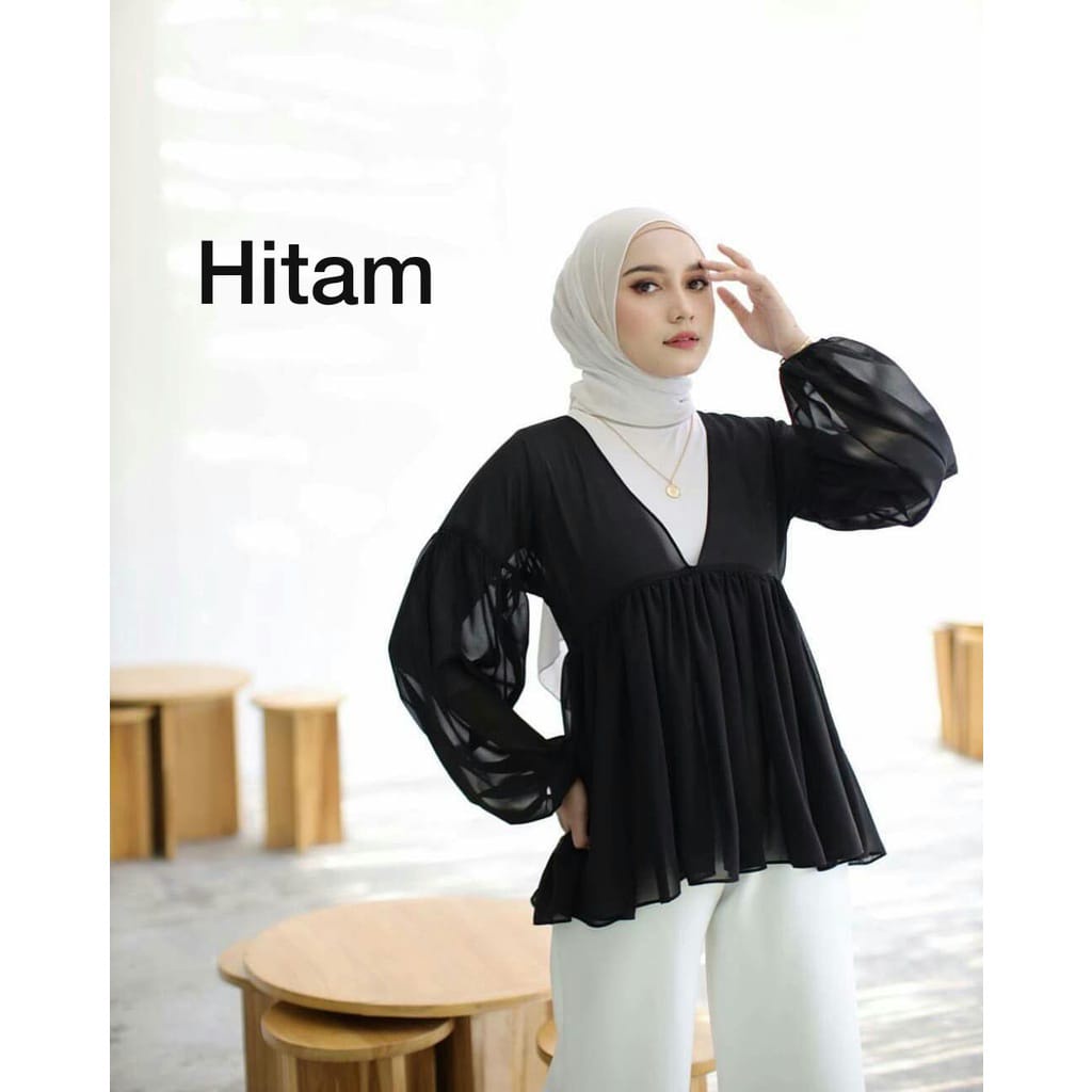 YES Alyna Blouse - Outer Korean Style