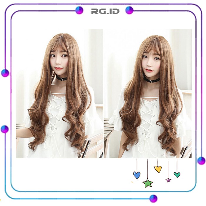 Mall Wig Rambut Palsu Model Wavy 65 cm 131