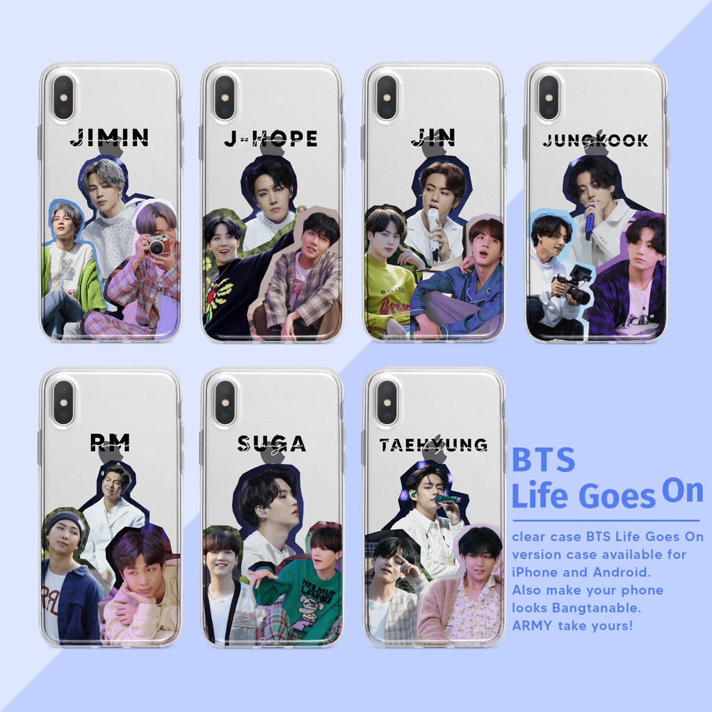 

BTS - Life Goes On clear case
