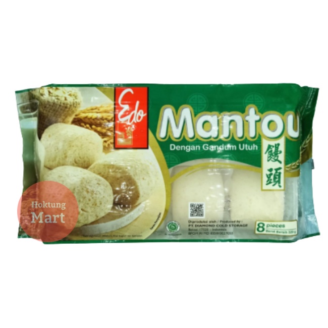 

Edo Mantao Wholewheat Gandum Whole Wheat 320gr Pao Gandum