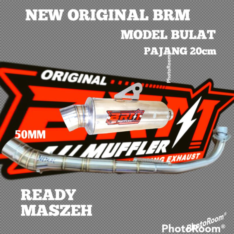 Knalpot Racing BRM ORIGINAL ALL BEBEK SUPRA GRAND VEGA R VEGA VEGA ZR JUPITER TERLARIS TERMURAH PROM