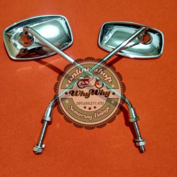 ♕ spion honda unyil c102 pispot c50 c70 c90 c100 c65 c105 kotak panjang tinggi drat 12 s90 cb100 ●