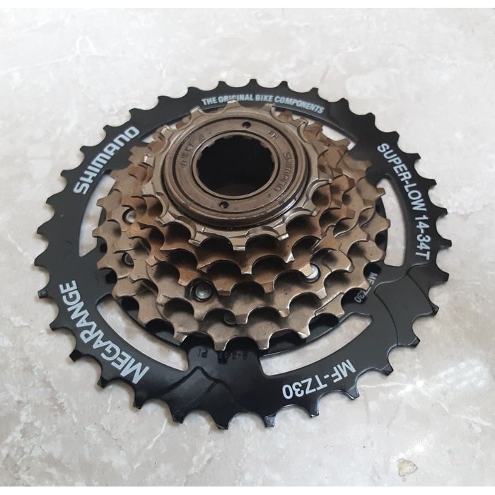Sprocket Drad / Ulir Shimano MF-TZ30 6 Speed Megarange