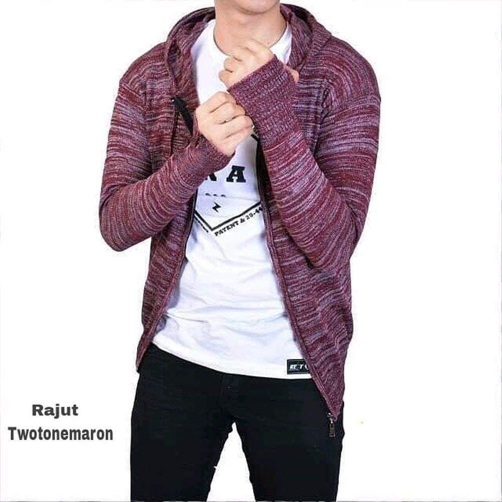 MyAgen - SWEATER RAJUT ARIEL TWOTONE TWIST PREMIUM BEST QUALITY Myagen