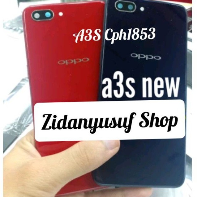 BACKDOOR BACK COVER KESING CASING HOUSING OPPO A3S NEW CPH1853 TUTUP BELAKANG ORIGINAL