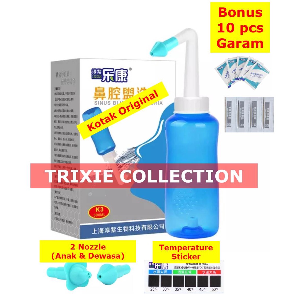 Jual Nose Nasal Rinse Garam Salt Wash Neti Pot Sinus Pilek Allergic ...