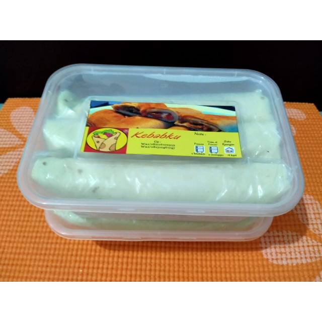 

Kebab ukuran 15cm isi 5