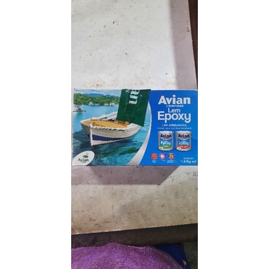 lem avian epoxy ukuran besar (1.6 kg)