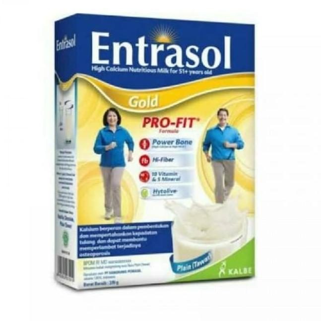 

[COD] susu entrasol gold rasa plain 370 gram [COD]