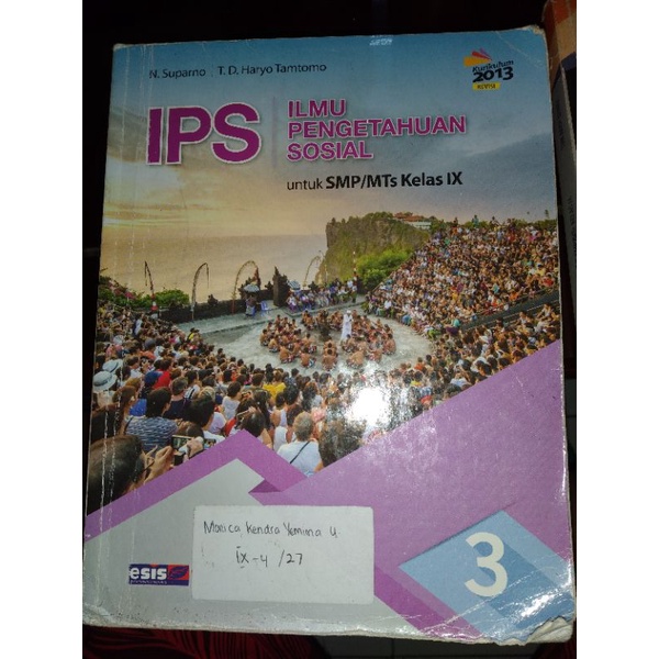 

IPS KELAS 9 ERLANGGA