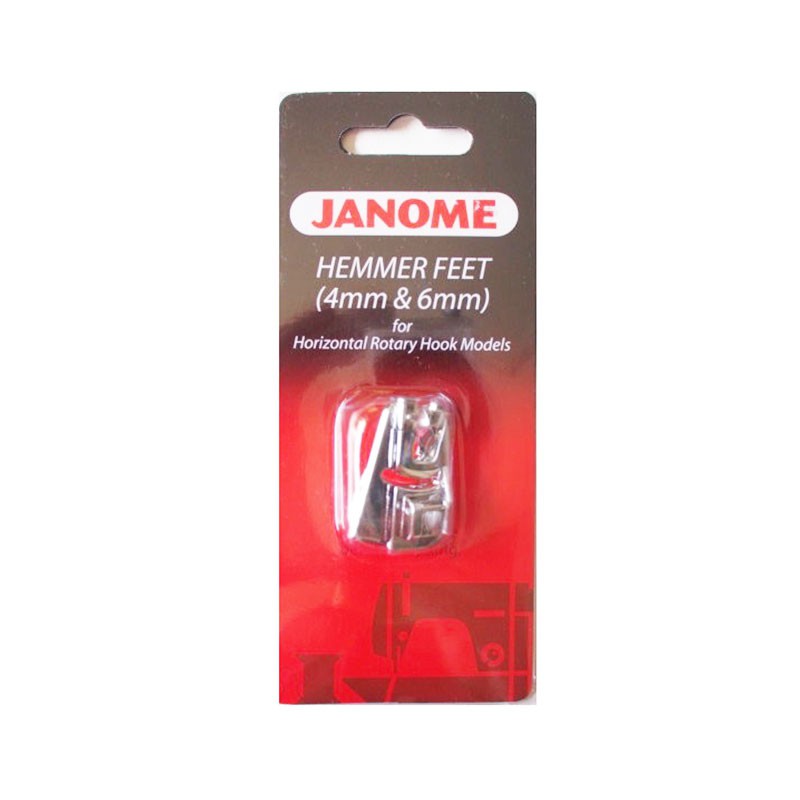 Sepatu hemmer Original janome 6mm dan 4mm