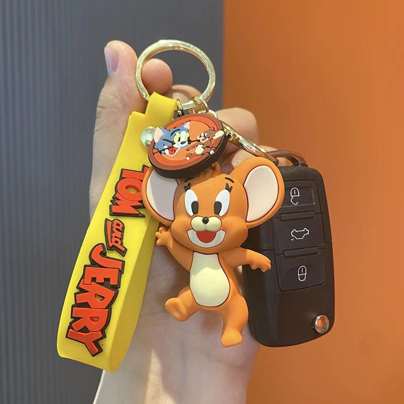 GANTUNGAN KUNCI TOM &amp; JERRY / GANTUNGAN KUNCI CAT &amp; MOUSE / GANTUNGAN KUNCI MOBIL / TOM &amp; JERRY