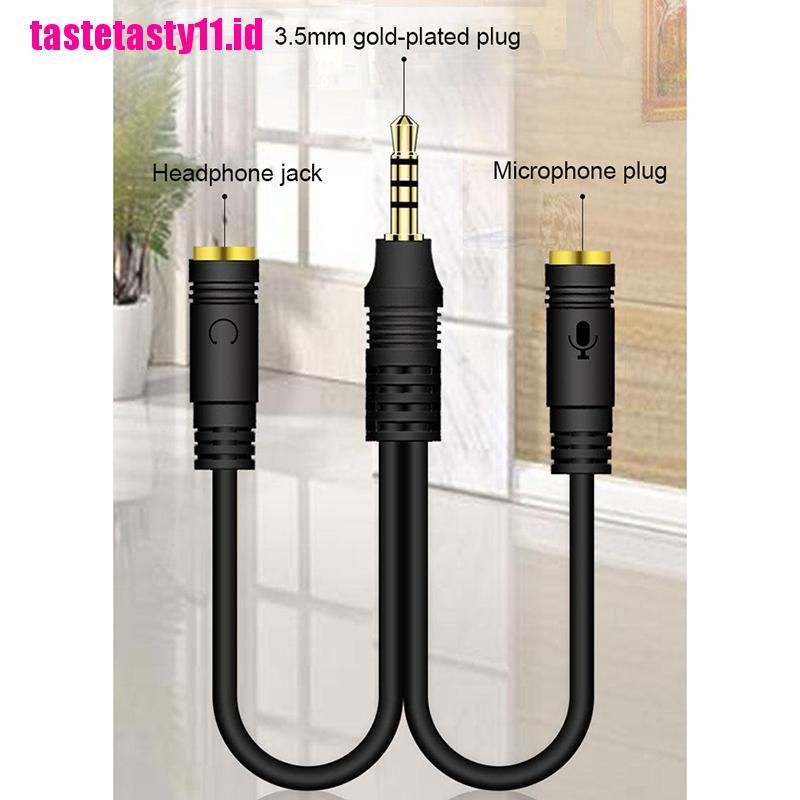 (TTID) Kabel Splitter Jack Audio 3.5mm Untuk Headphone