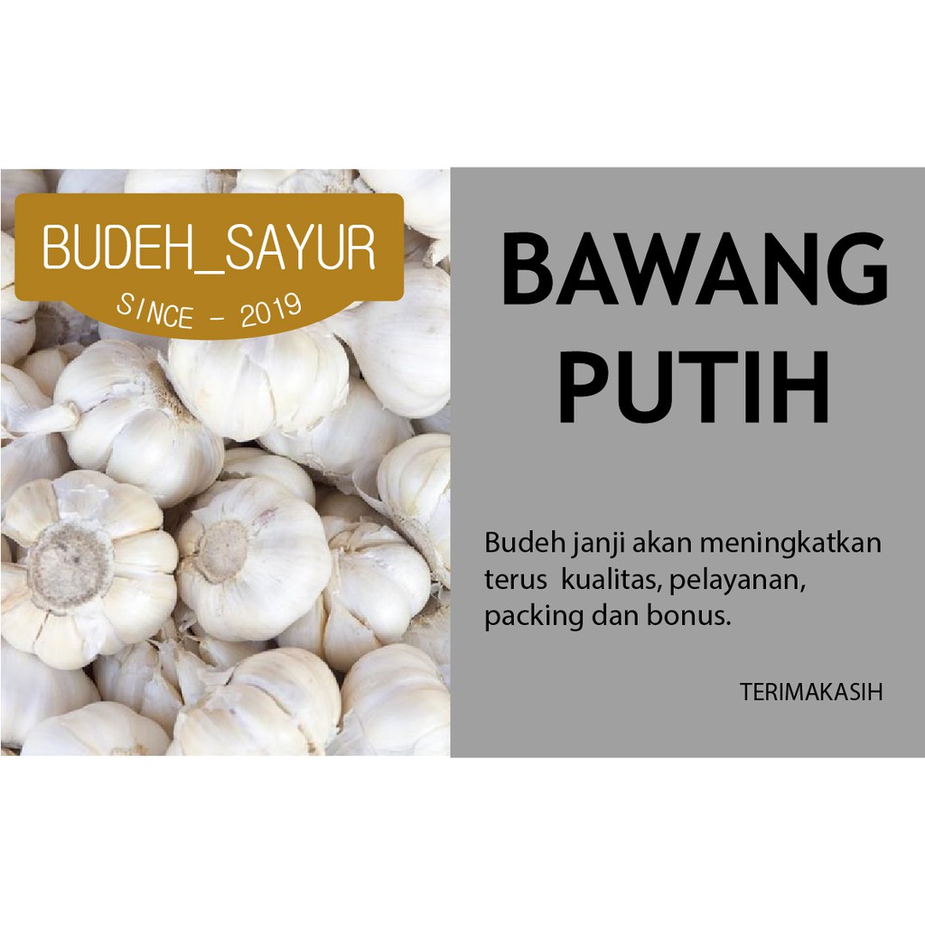 

Bawang putih Banci 250gr