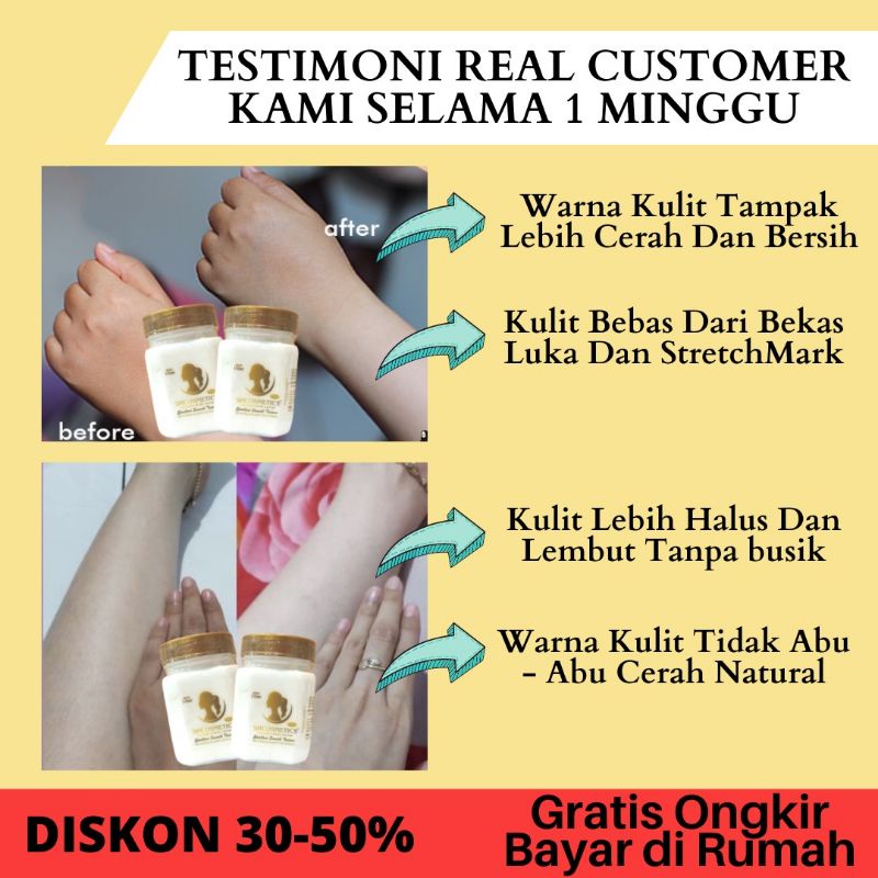 Bibit Collagen SHCOSMETICS Original BPOM - Lotion Pemutih Badan Original Instan