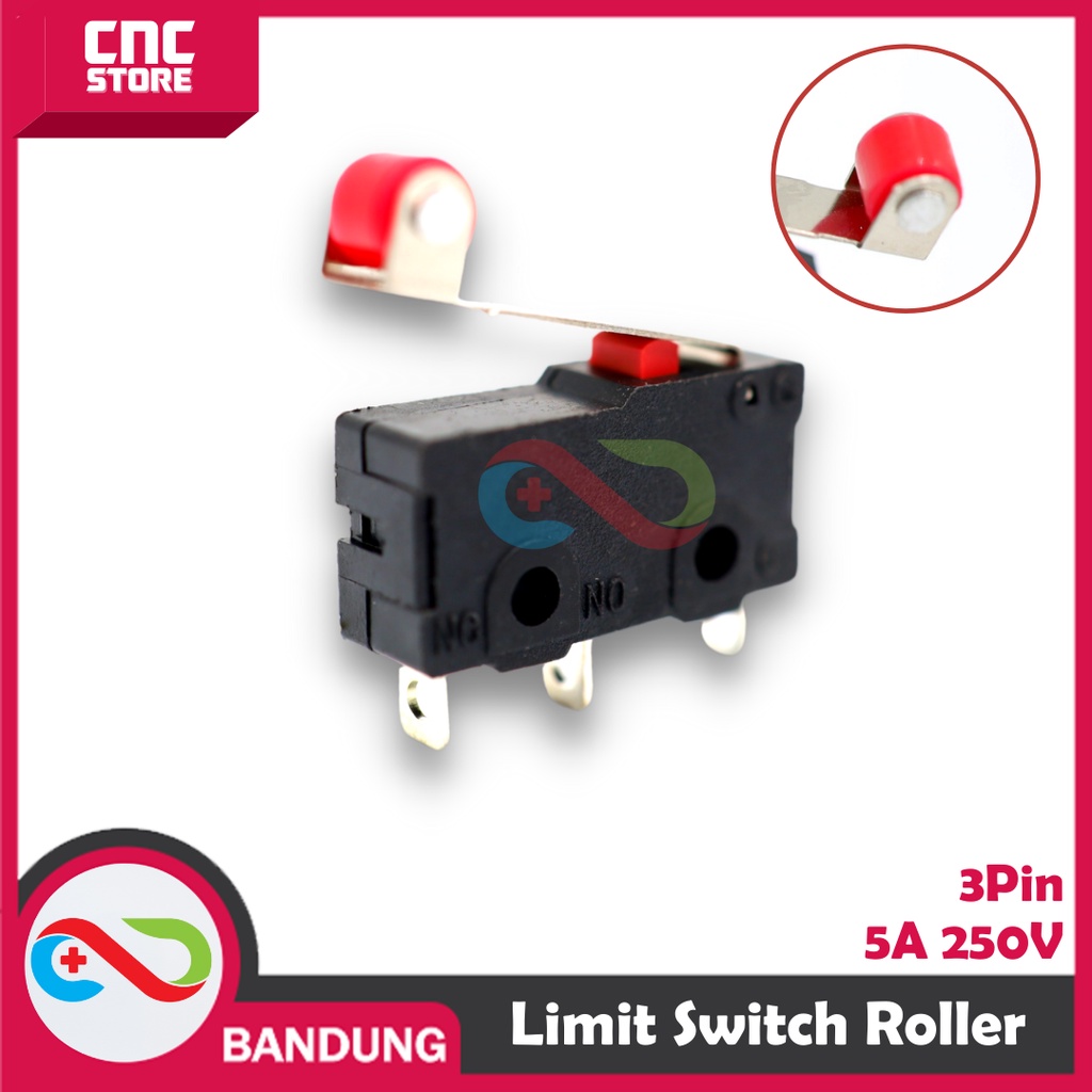 MICRO LIMIT SWITCH ROLLER 3P 3PIN 5A 250V