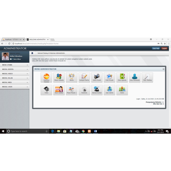 Aplikasi Web Situs Desa Php