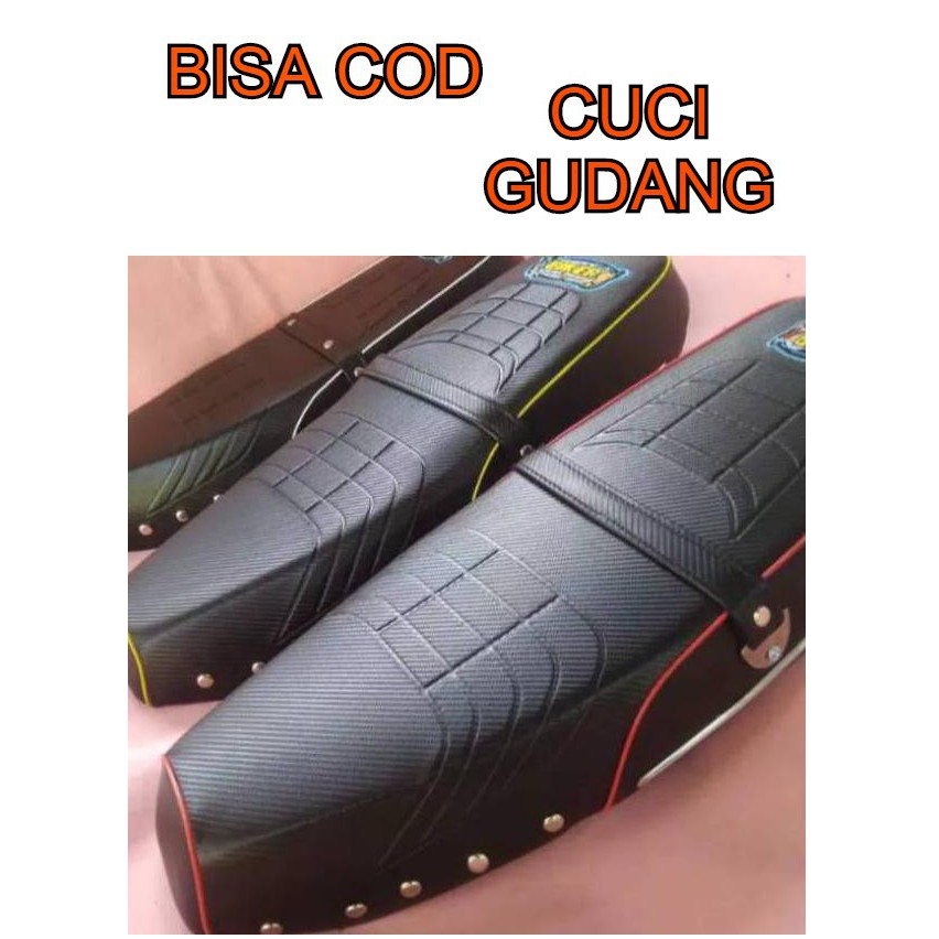 Jok Astrea Bulus Modifikasi Karbon Kacing-Jok Grand Bulus-Grand Bulus-Jok Grand Lis Warna Jok Motor