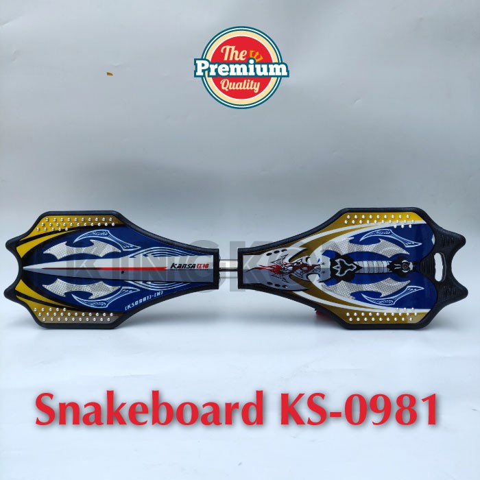 Waveboard / Snakeboard / Skateboard / Swayboard Kansa ORI Dengan Tas
