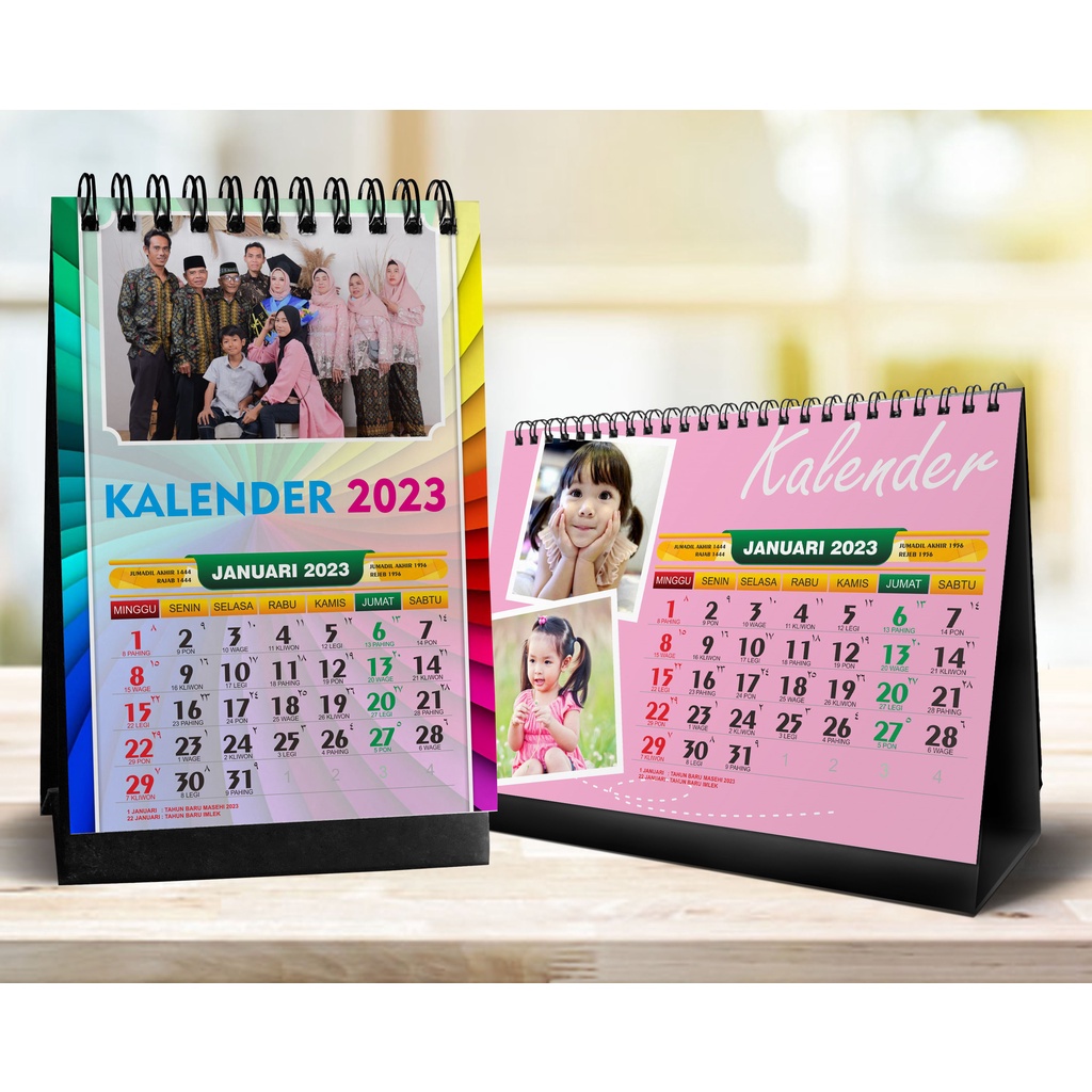 Jual Kalender Duduk Kalender Meja Kalender Duduk 2023 Kalender